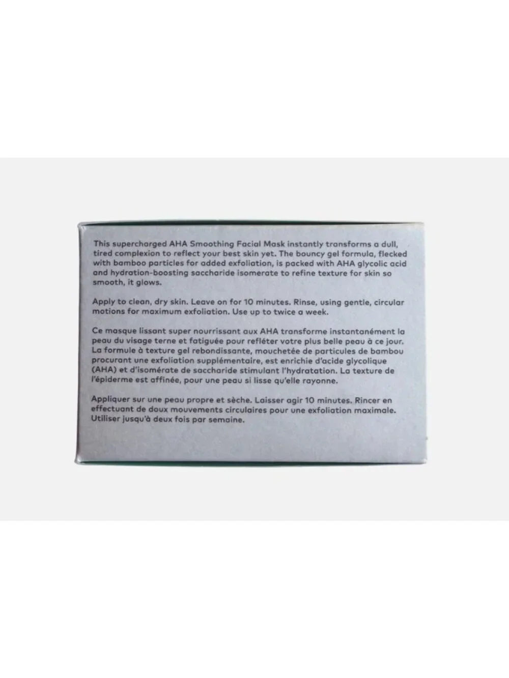 Beauty Counter Reflect Effect AHA Smoothing Facial Mask 2.5oz Full Size - NEW in